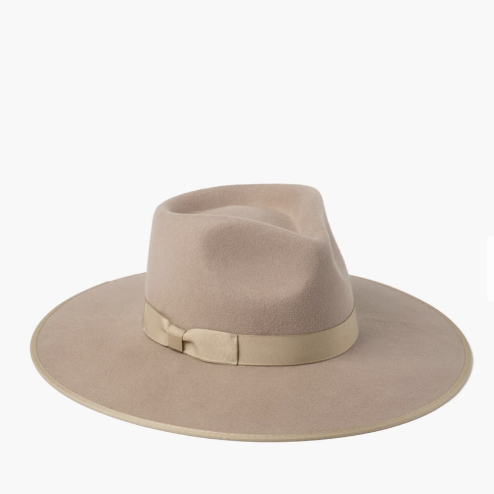Lack of Color Zulu Rancher Wool Hat in Sand, Size Small